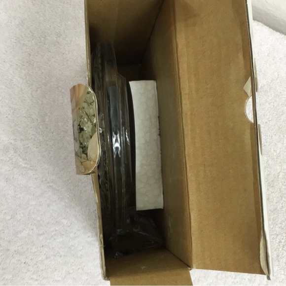 Vintage Home Beautiful Frosted Floral Heart Open Front Photo Glass Frame Classic - Picture 6 of 11